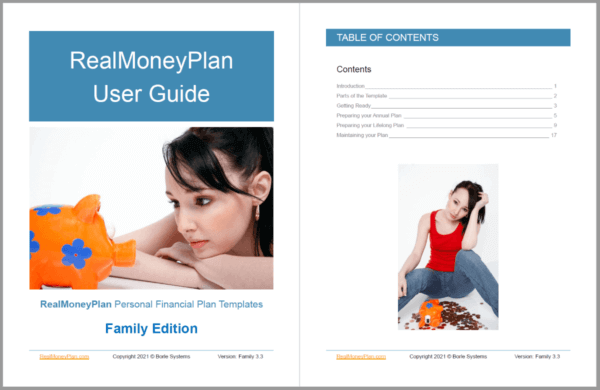 RealMoneyPlan Financial Plan Family Edition User Guide